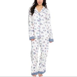 MUNKI MUNKI Novelty Costco Print Flannel Pajama Lounge Set